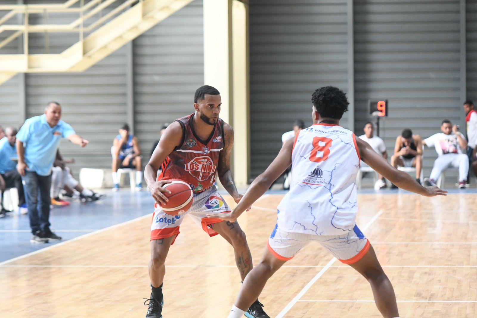 Los Mina y Alcarrizos triunfan basket superior Provincia Santo Domingo